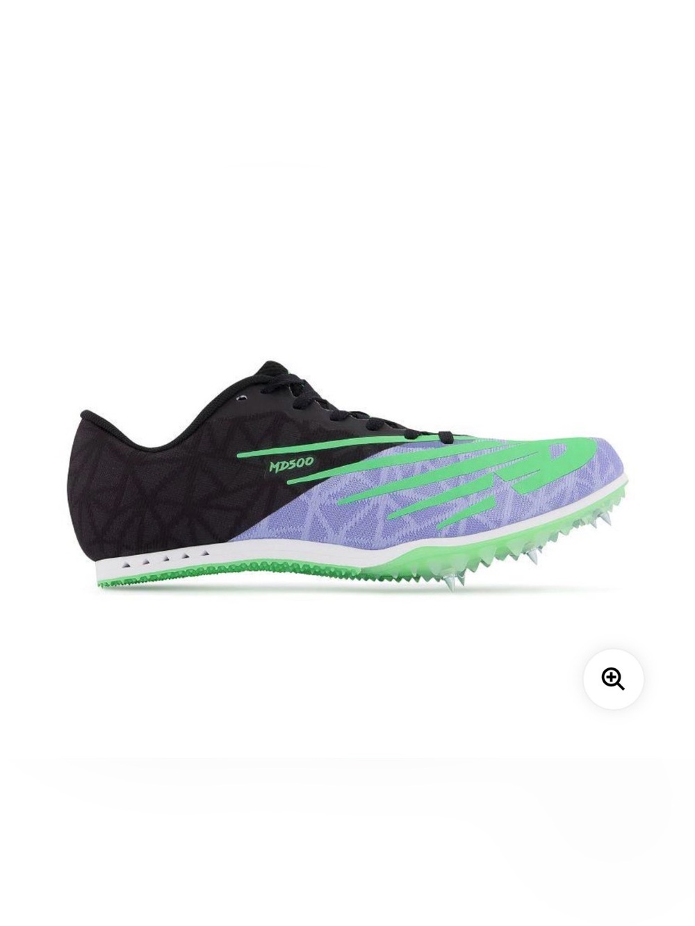 New Balance MD500PB MD500 Track Spikes Running Shoes Black Green Purple
